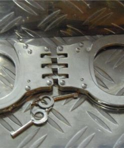 Hi-Security Polizei Carbonstahl Handschellen mit Gelenk